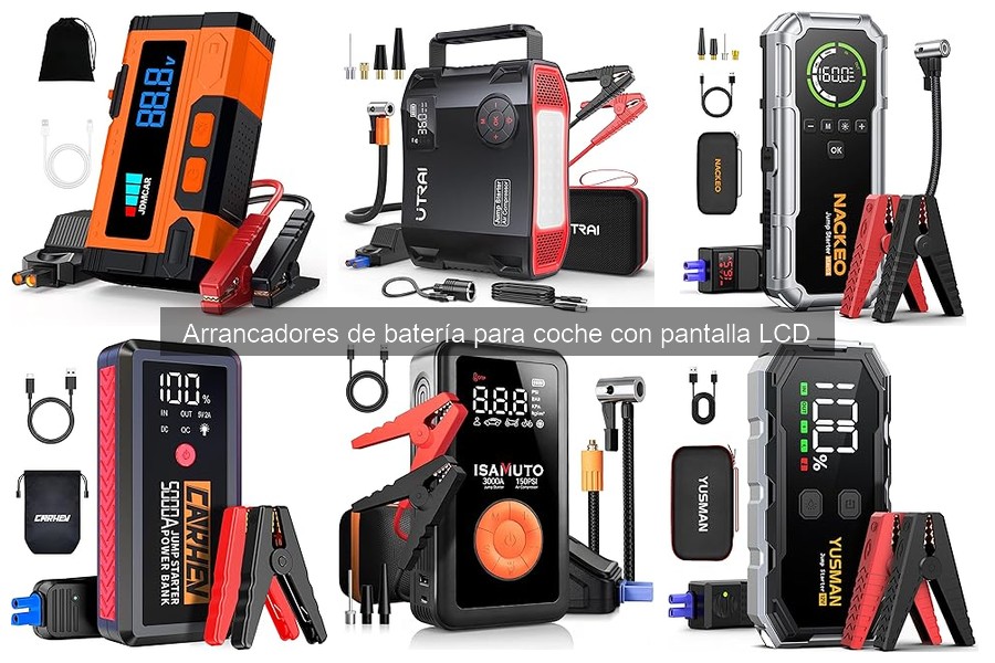 Comparativa de Arrancadores de Batería con Pantalla LCD