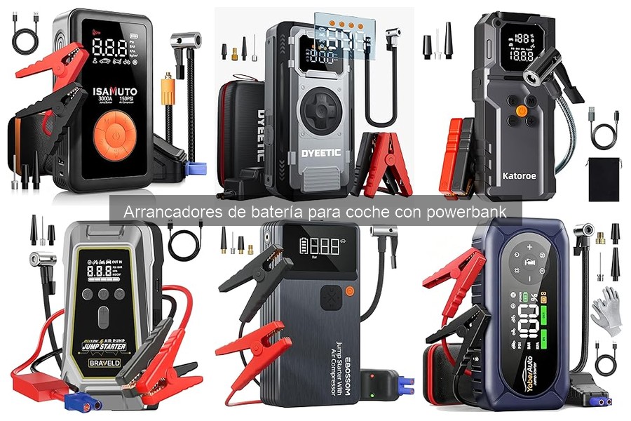 Comparativa de Arrancadores de Batería con Powerbank