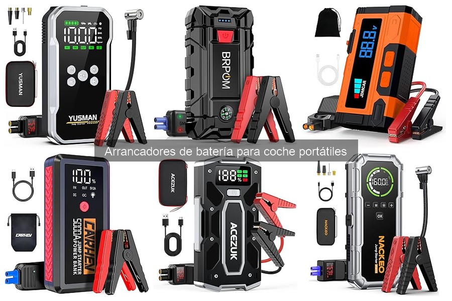 Comparativa de Arrancadores de Batería Portátiles para Coche