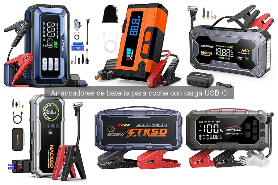 Comparativa de Arrancadores de Batería USB C vs Convencionales