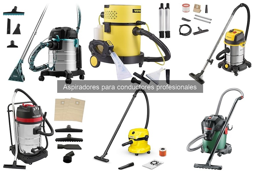 Comparativa de aspiradores para conductores profesionales
