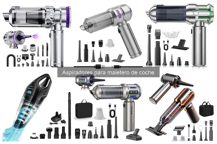 Comparativa de Aspiradores para Maletero de Coche: Mejores Marcas