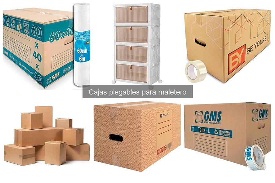 Comparativa de cajas plegables para maletero: marcas y precios