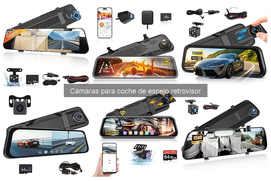 Comparativa de Cámaras para Coche de Espejo Retrovisor