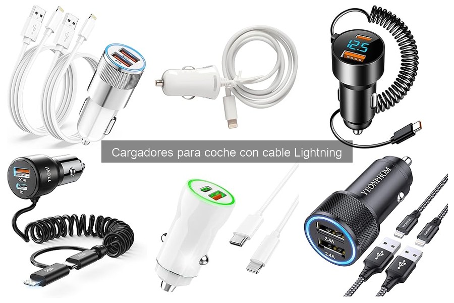Comparativa de Cargadores para Coche con Cable Lightning