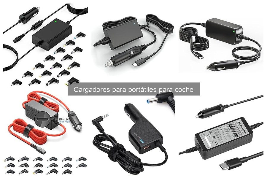 Comparativa de cargadores para portátiles de coche 2023