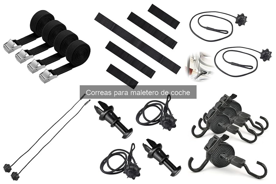Comparativa de correas para maletero de coche: mejores opciones