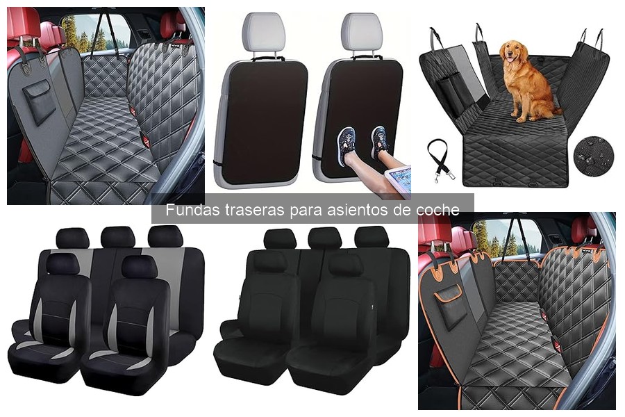 Comparativa de fundas traseras para asientos de coche