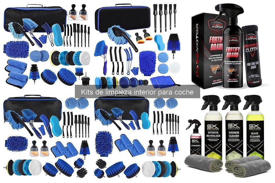 Comparativa de Kits de Limpieza Interior para Coche