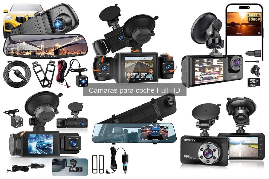 Comparativa de las Mejores Cámaras para Coche Full HD