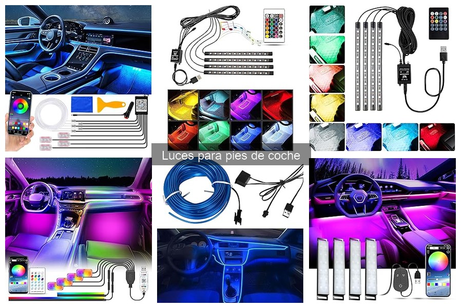 Comparativa de las Mejores Luces para Pies de Coche