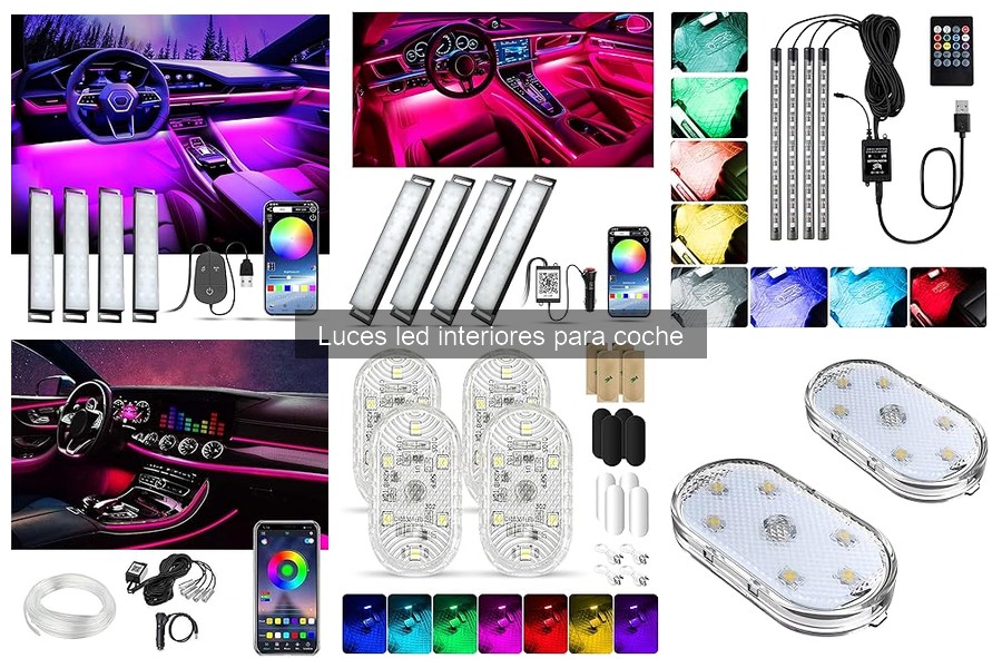 Comparativa de las Mejores Marcas de Luces LED Interiores para Coche