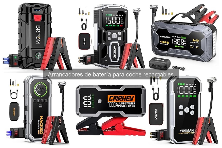 Comparativa de los Mejores Arrancadores de Batería Recargables
