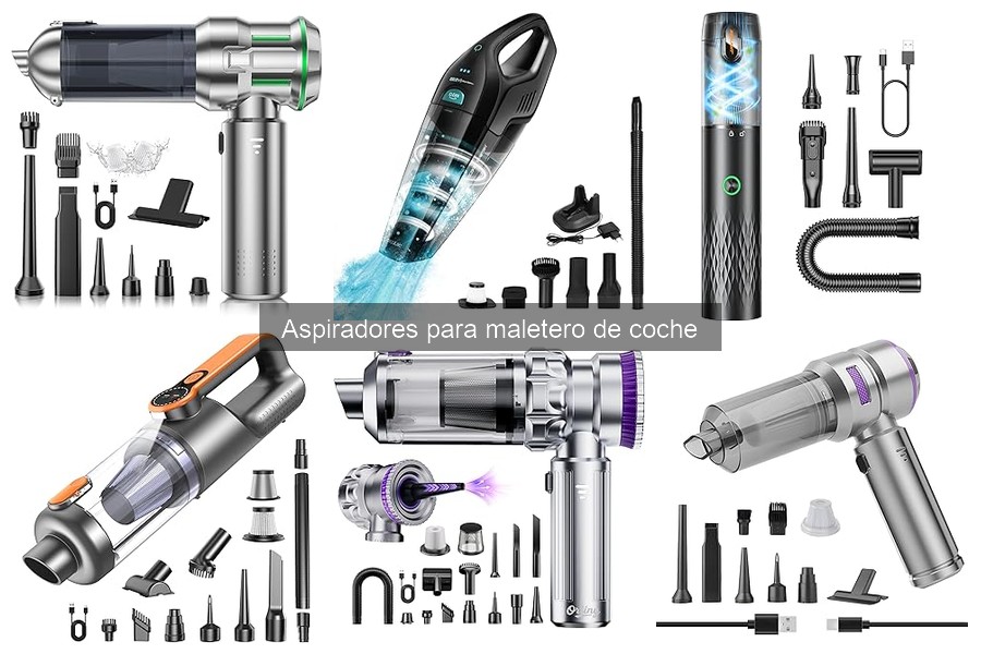 Comparativa de los Mejores Aspiradores de Maletero de Coche