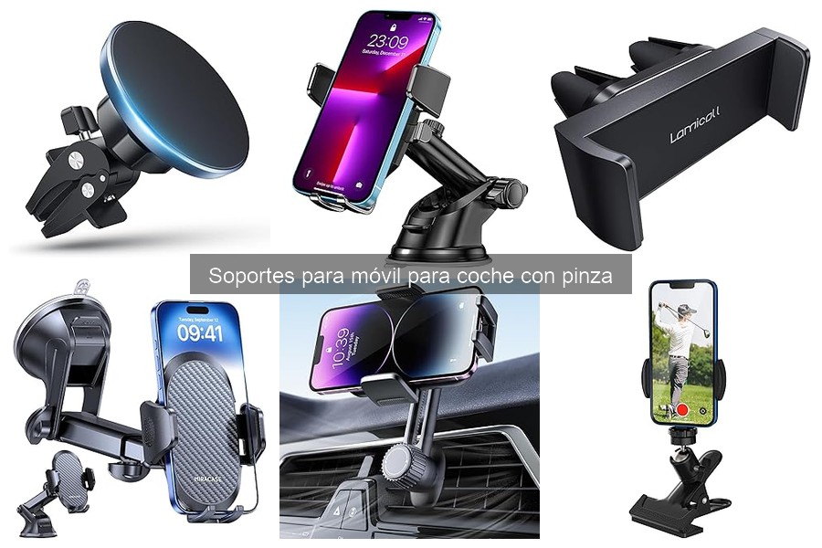 Comparativa de los Mejores Soportes para Móvil con Pinza