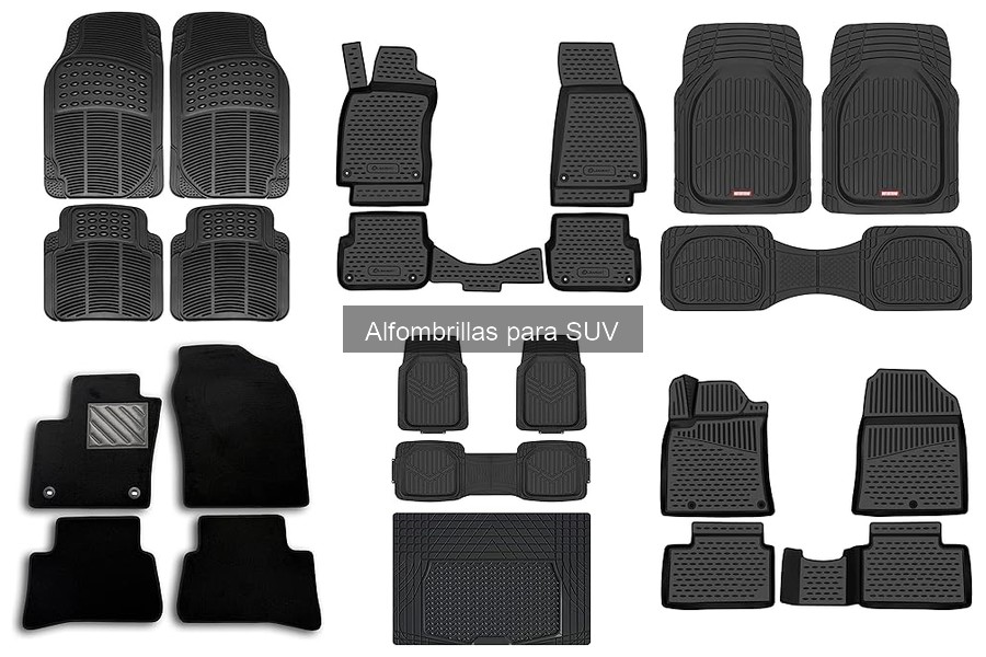 Comparativa de materiales para alfombrillas SUV: Goma vs. Moqueta