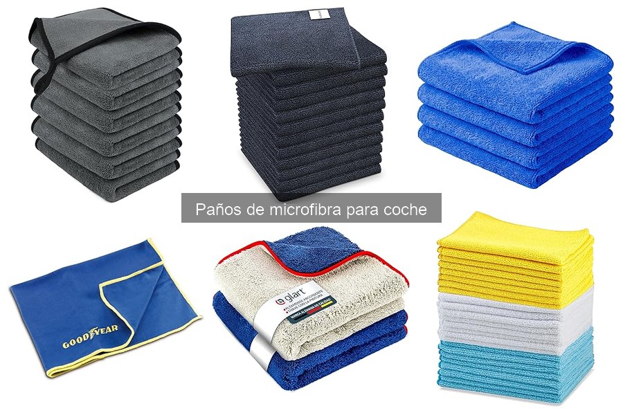 Comparativa de paños de microfibra para coche: marcas populares