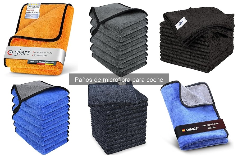 Comparativa de paños de microfibra para detallado de coches