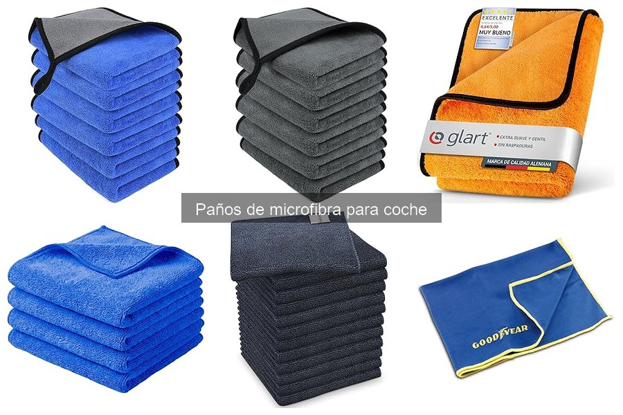 Comparativa de Paños de Microfibra por Gramaje para Coche