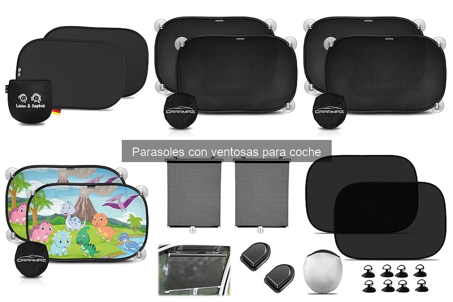 Comparativa de Parasoles con Ventosas y Otros Tipos