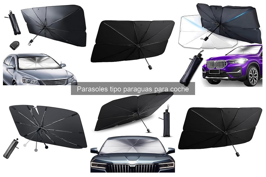Comparativa de Parasoles Tipo Paraguas y Otros para Coche