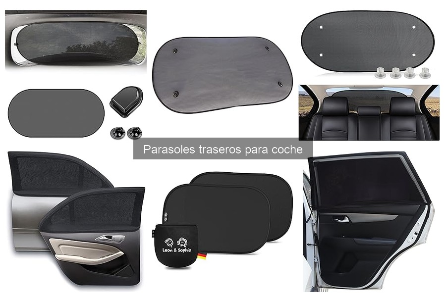 Comparativa de Parasoles Traseros Plegables y Enrollables