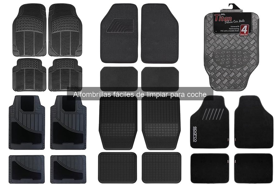 Comparativa de precios de alfombrillas fáciles de limpiar para coche