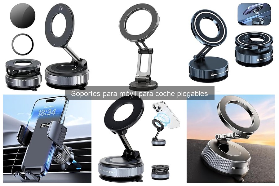 Comparativa de Soportes Plegables para Móvil en Coche