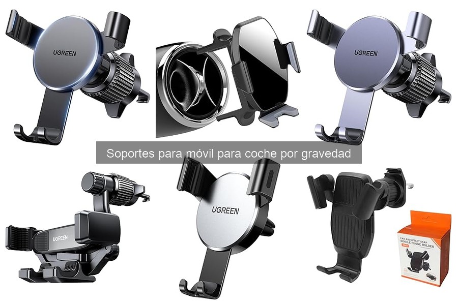 Comparativa de Soportes por Gravedad y Magnéticos para Coche