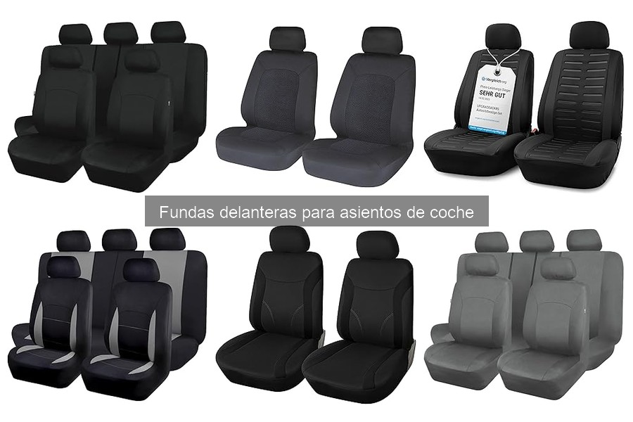Comparativa: Fundas Delanteras de Asientos de Coche de Lujo vs. Economía