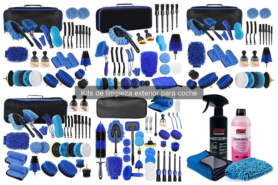 Comparativa: Kits de limpieza para coche vs productos individuales