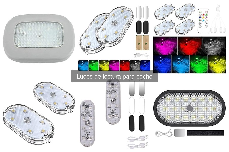 Comparativa: Luces de lectura LED vs. Halógenas para coche