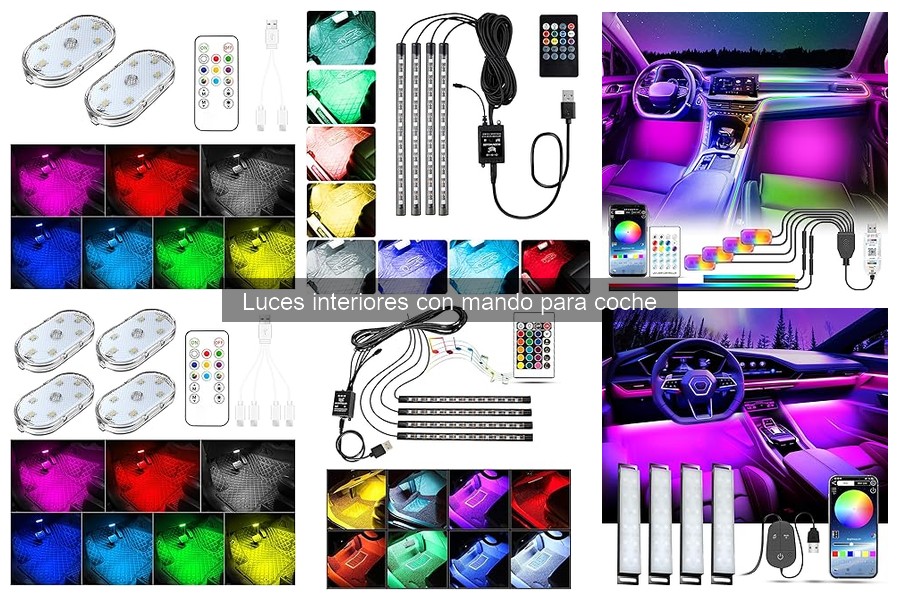 Comparativa: Luces interiores con mando vs. convencionales