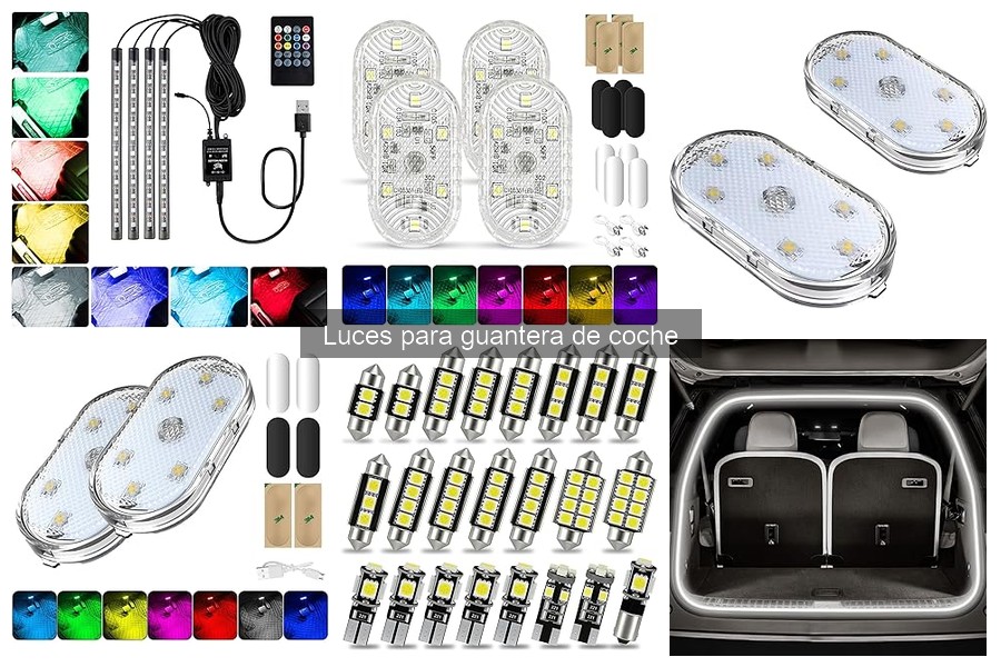 ** Comparativa: Luces LED vs. Incandescentes para Guantera