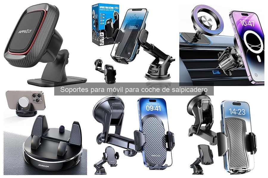 Comparativa: Soportes para Móvil de Ventosa vs Adhesivos