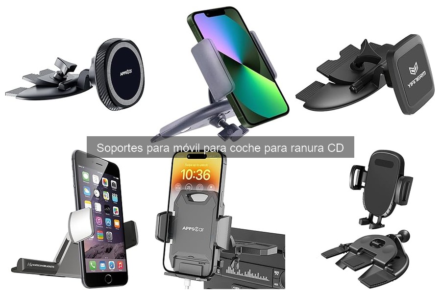 Comparativa: Soportes para móvil ranura CD vs. ventosa