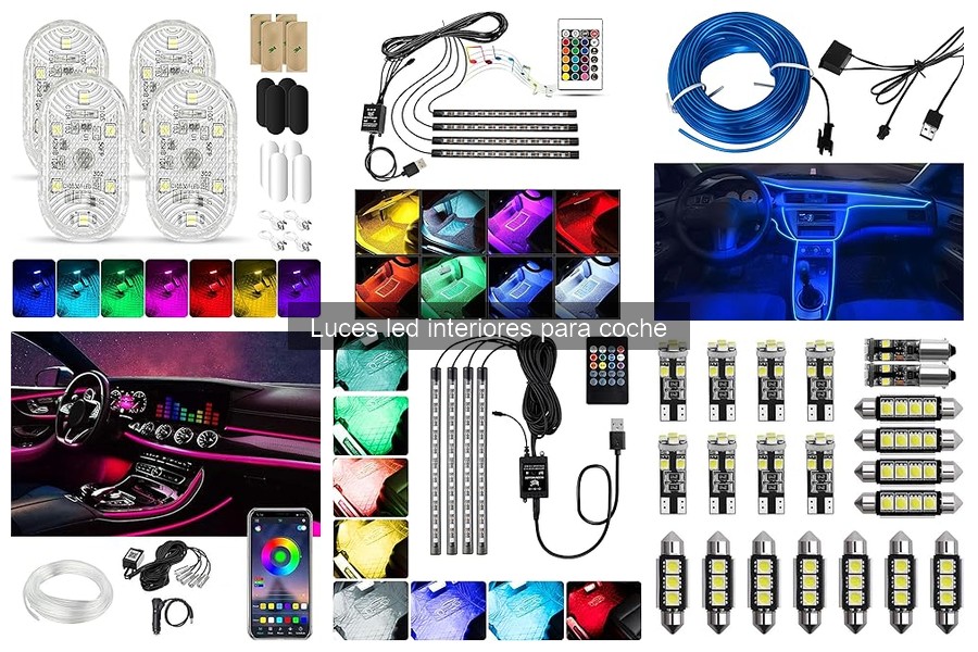 Compra luces LED interiores para coche a buen precio