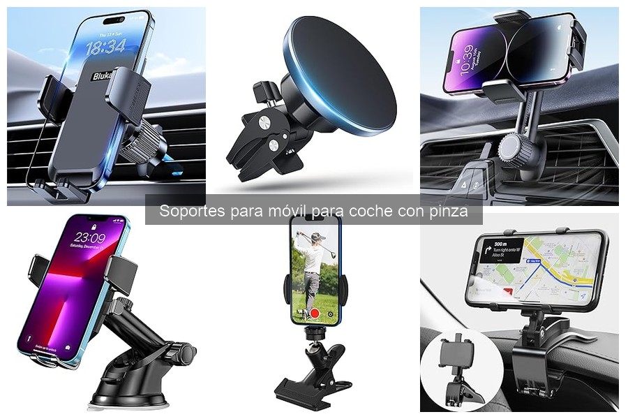 Compra Soportes para Móvil con Pinza Baratos para Coche
