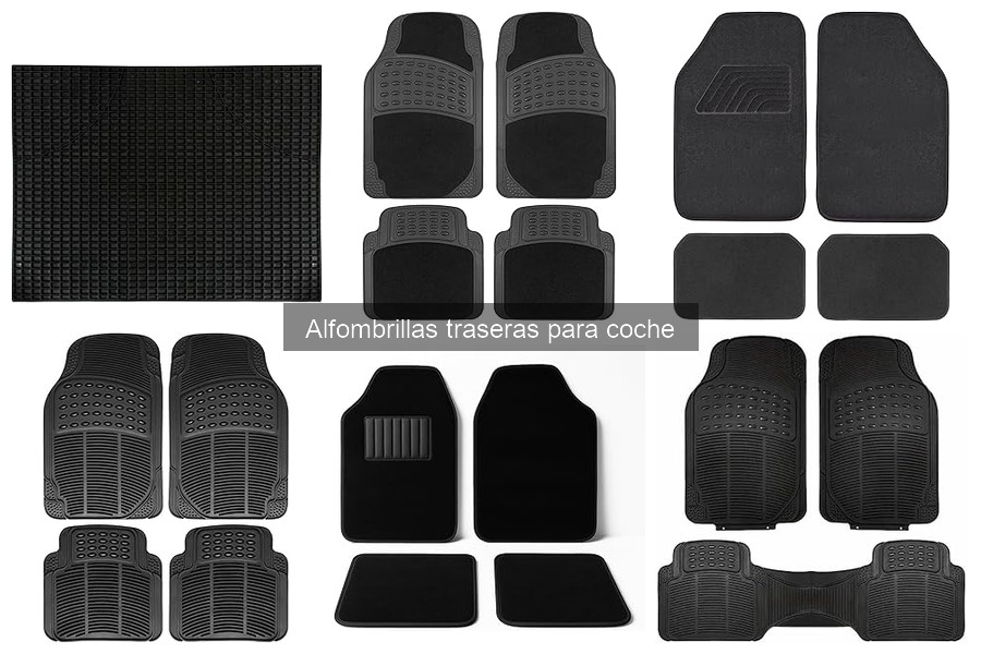 ¿Cuándo reemplazar las alfombrillas traseras de coche?
