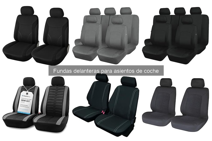 ¿Cuánto cuestan las fundas delanteras para asientos de coche?