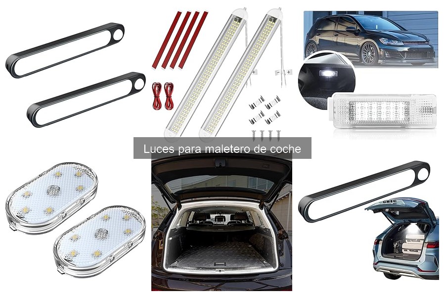 ¿Cuánto cuestan las luces para maletero de coche?
