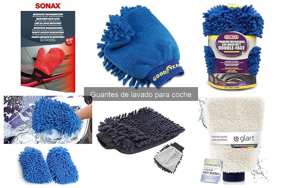 Cuidados para guantes de lavado de coche: cómo mantenerlos