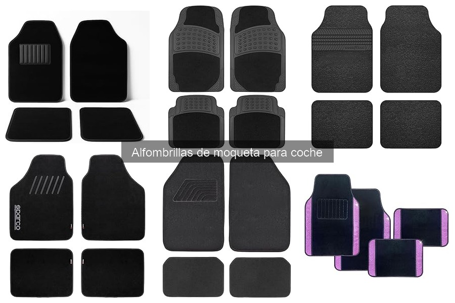 Dónde comprar alfombrillas de moqueta para coche