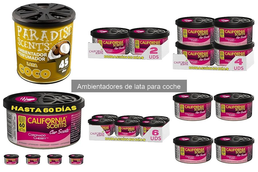 Dónde comprar ambientadores de lata para coche online y más