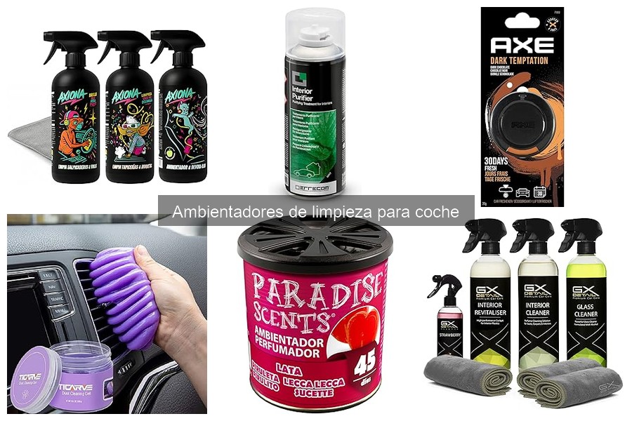 Dónde comprar ambientadores de limpieza para coche baratos