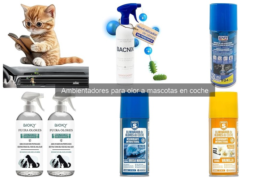 Dónde comprar ambientadores para olores de mascotas en coche
