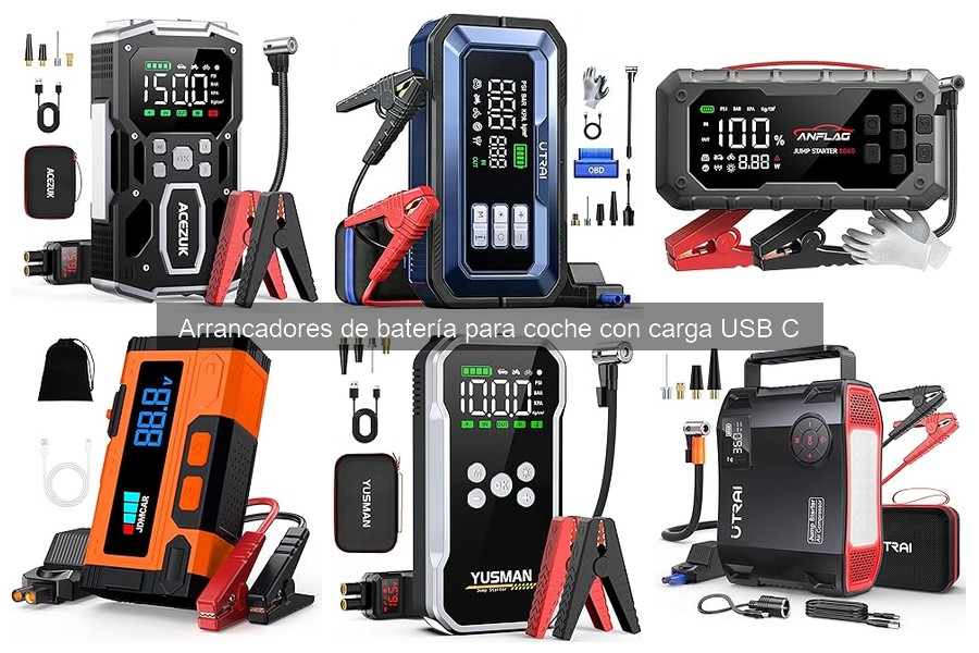 Dónde comprar arrancadores de batería para coche con carga USB C