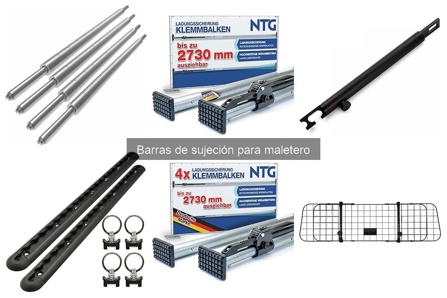 Dónde comprar barras de sujeción para maletero: Mejores opciones