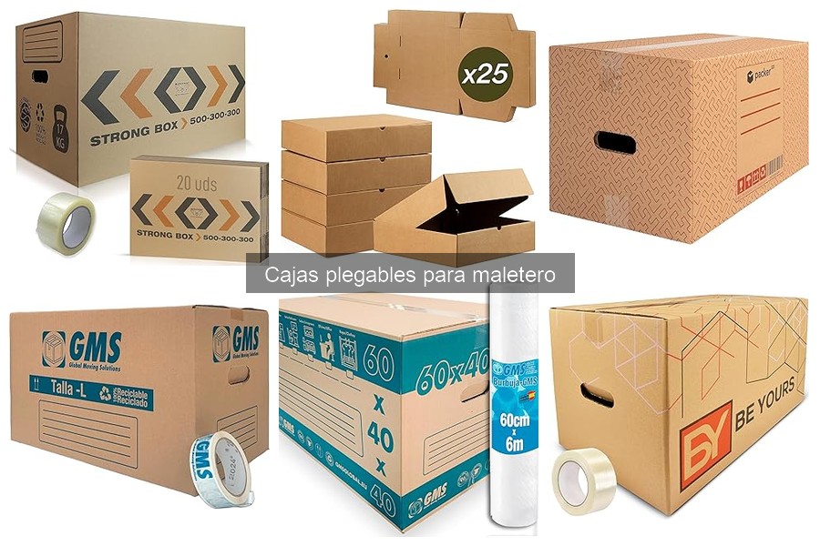 Dónde comprar cajas plegables para maletero a buen precio