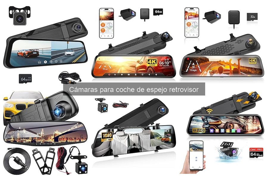 Dónde comprar cámaras de coche de espejo retrovisor: Mejores opciones